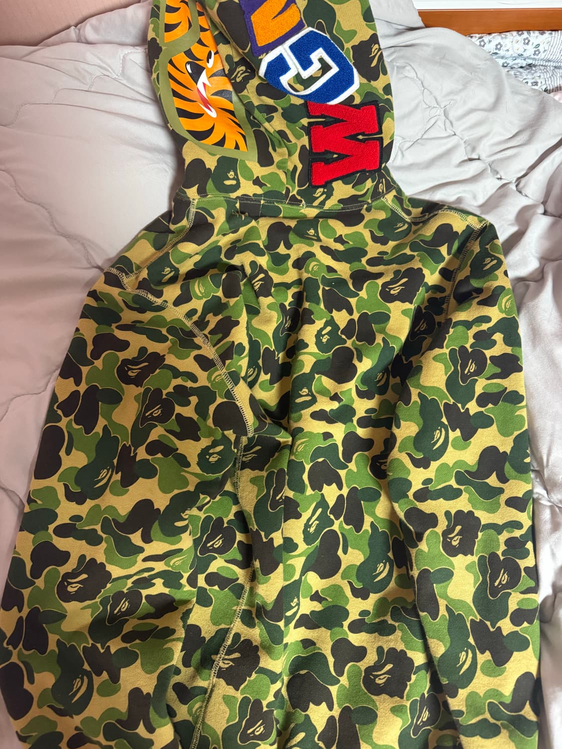 베이프 ABC 카모 후드집업 L사이즈 상품이미지4