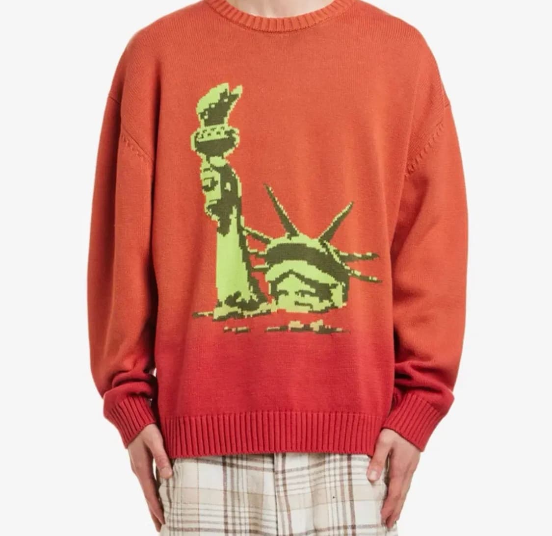 [M]퍼킹어썸 리버티 스웨터 러스트 상품이미지4