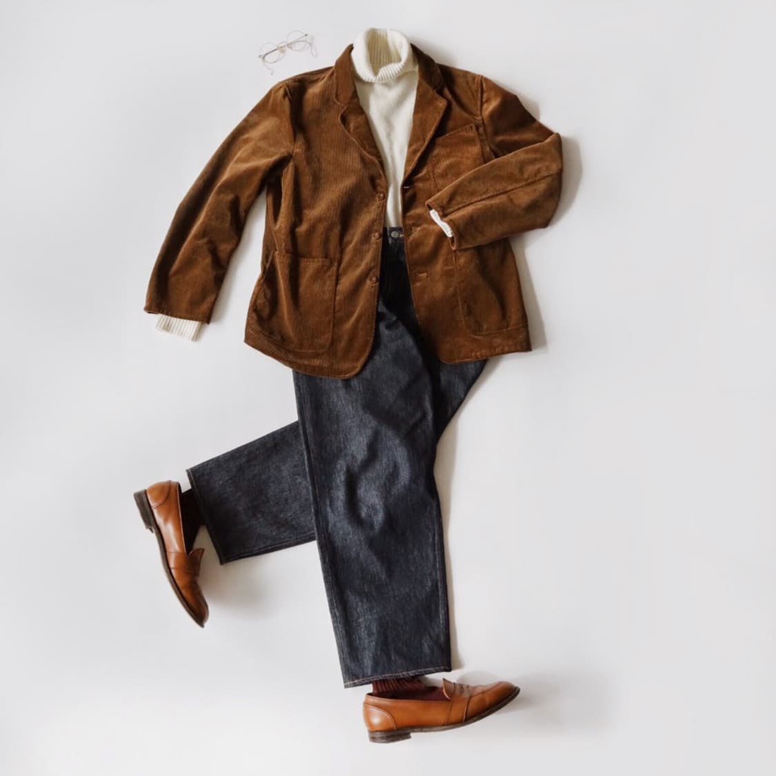 알든 685 9.5E(275-280) 꼬냑 카프 페니로퍼 에버딘라스트 상품이미지2