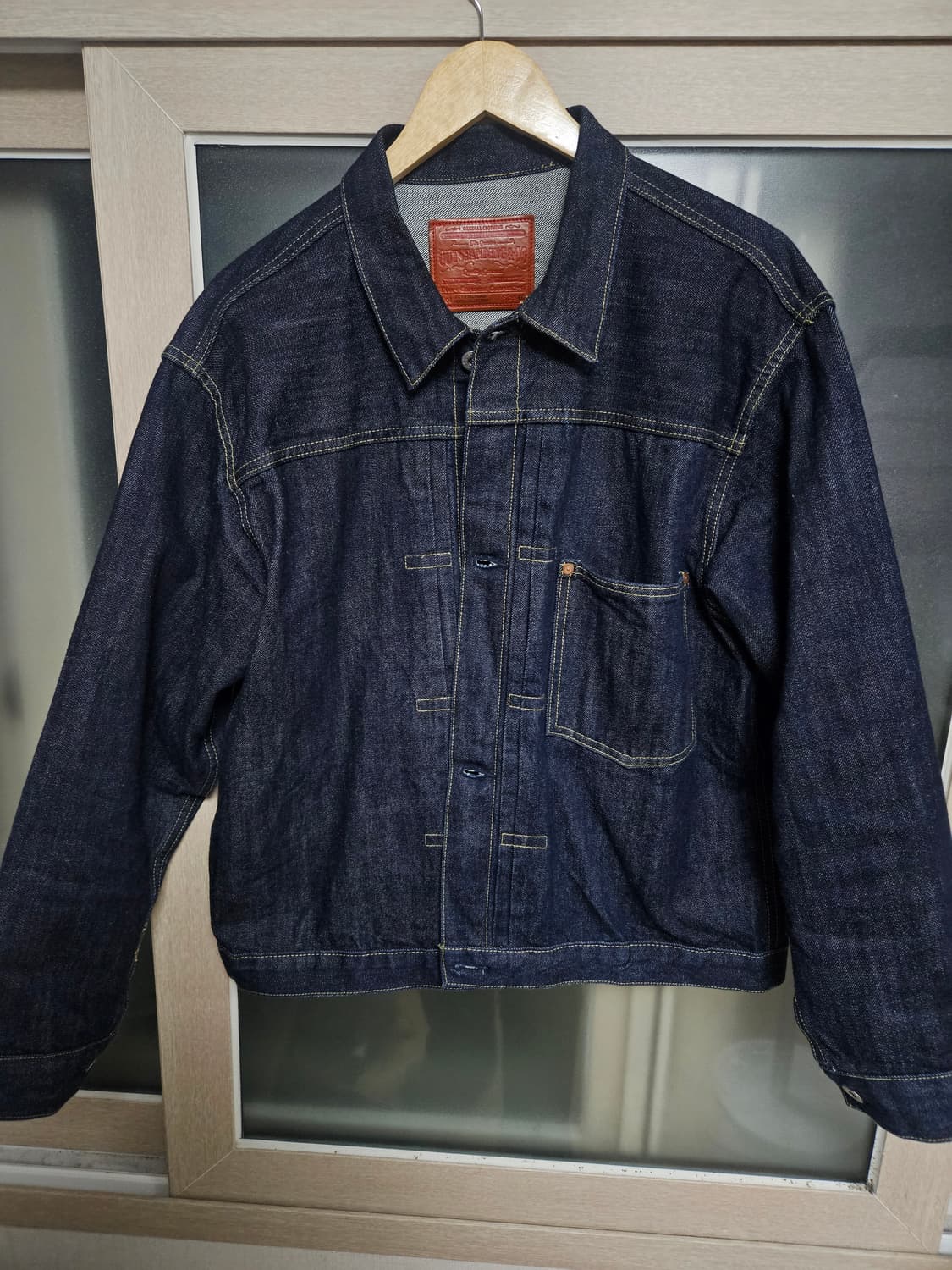 아웃스탠딩 SELVEDGE DENIM 1ST JACKET_INDIGO 상품이미지2