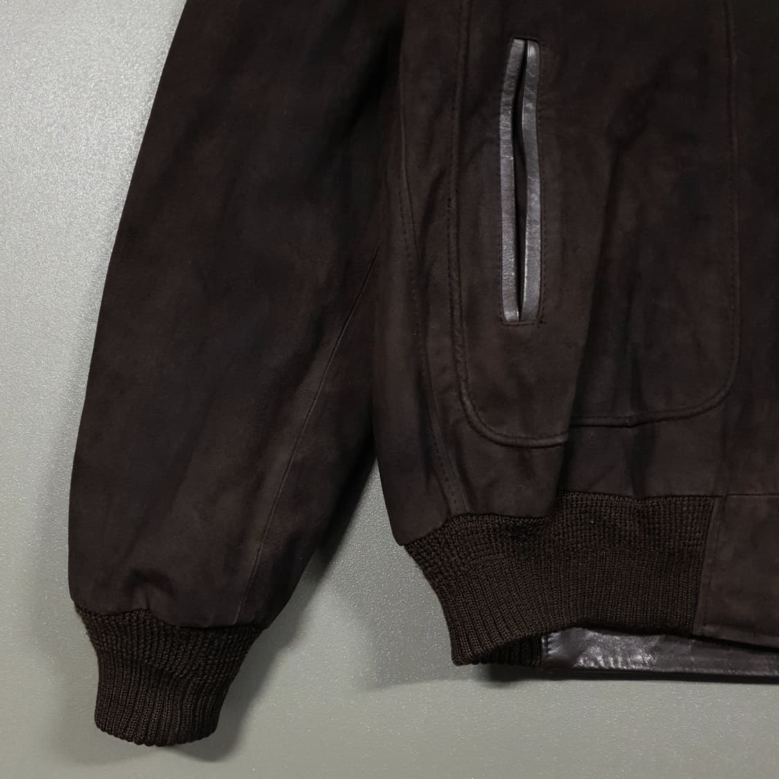 실측 XL) 70's Sears USA 시어스 스웨이드 레더 봄버 자켓 상품이미지4