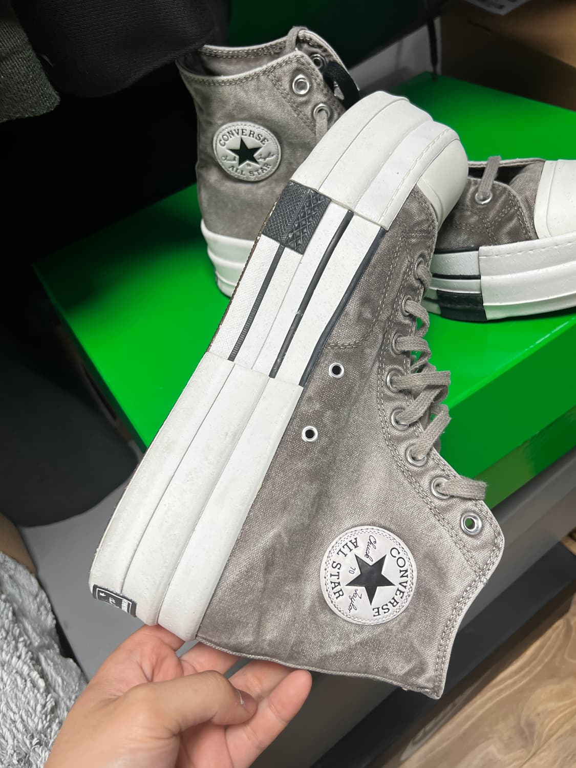 컨버스x 다크쉐도우 더블 다크스타 오버딩 척 70 300사이즈 상품이미지4