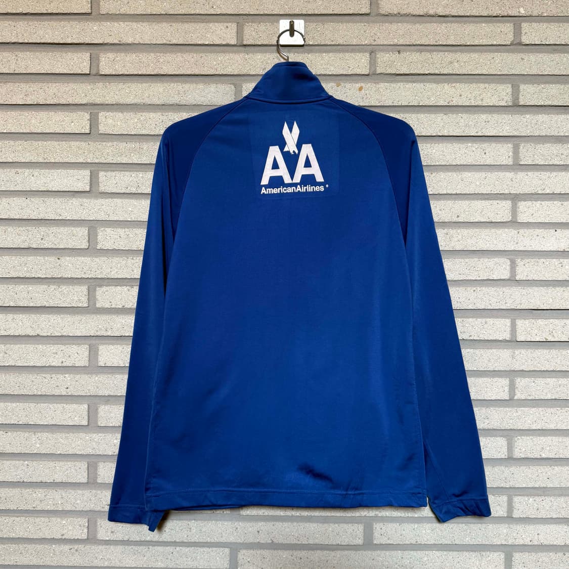 나이키 시카고 마라톤 체스트 스트라이프 화이트블루 배색 져지 자켓 상품이미지2