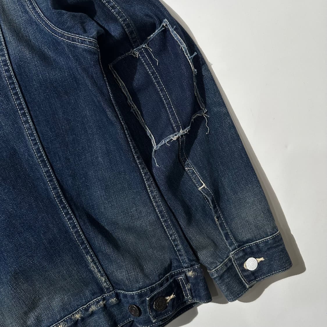 리바이스 기무라 타쿠야 70505 크러쉬 리페어 데님 트러커 자켓 상품이미지9