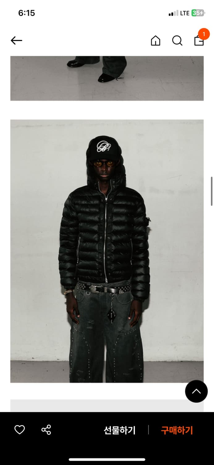 배드블러드 바이퍼 라이트웨이트 후드푸퍼 m사이즈 상품이미지2