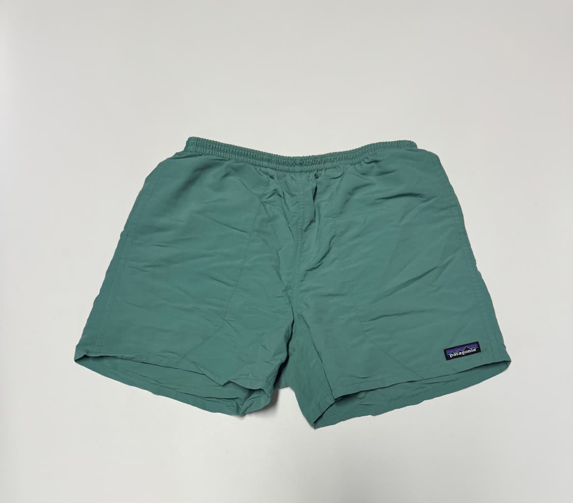 정품!! 공용 파타고니아 민트색 밴딩 쇼츠 반바지 M 상품이미지1