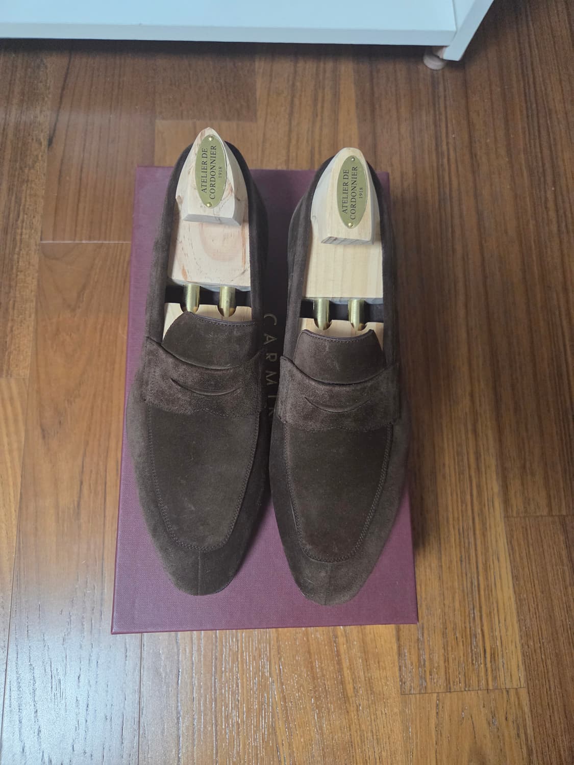 Carmina 스웨이드 로퍼 MARRON 상품이미지2