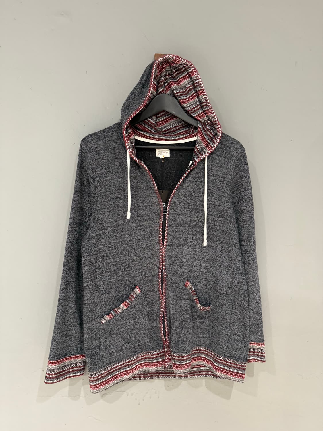 ethnic pattern point hood zip-up 상품이미지4