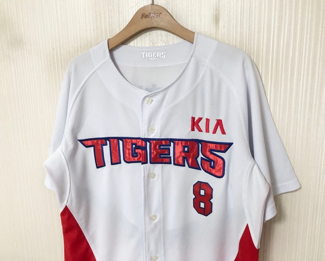 KBO 비젼코리아 기아타이거즈 홈유니폼/져지 105 #8 안치홍 상품이미지6