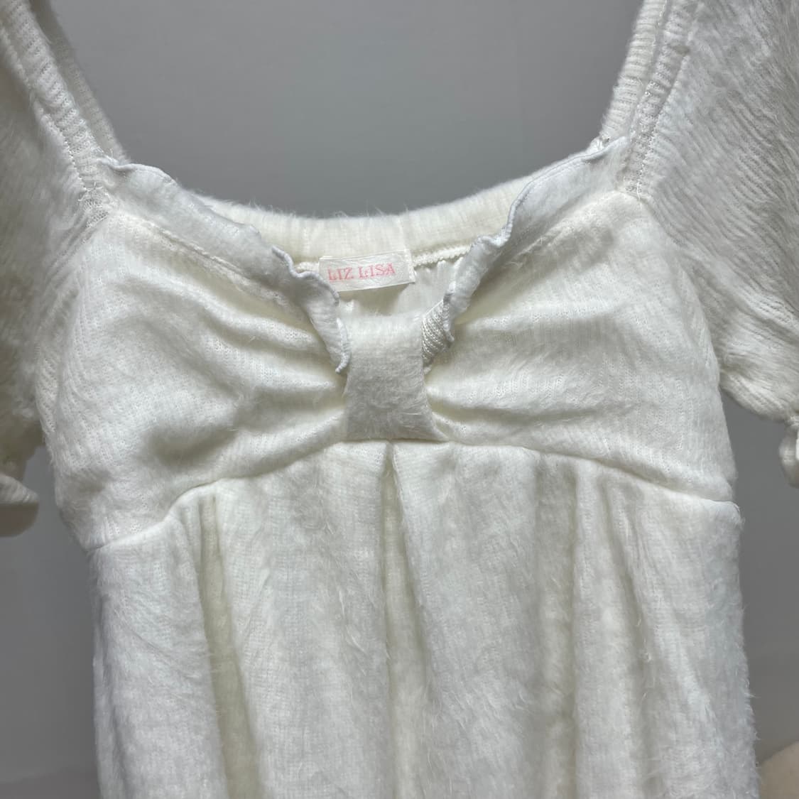 리즈리사 화이트퍼 미디 원피스 달천깔라떼갸루핀터레스트핀터깔히메갸루입질연 상품이미지5