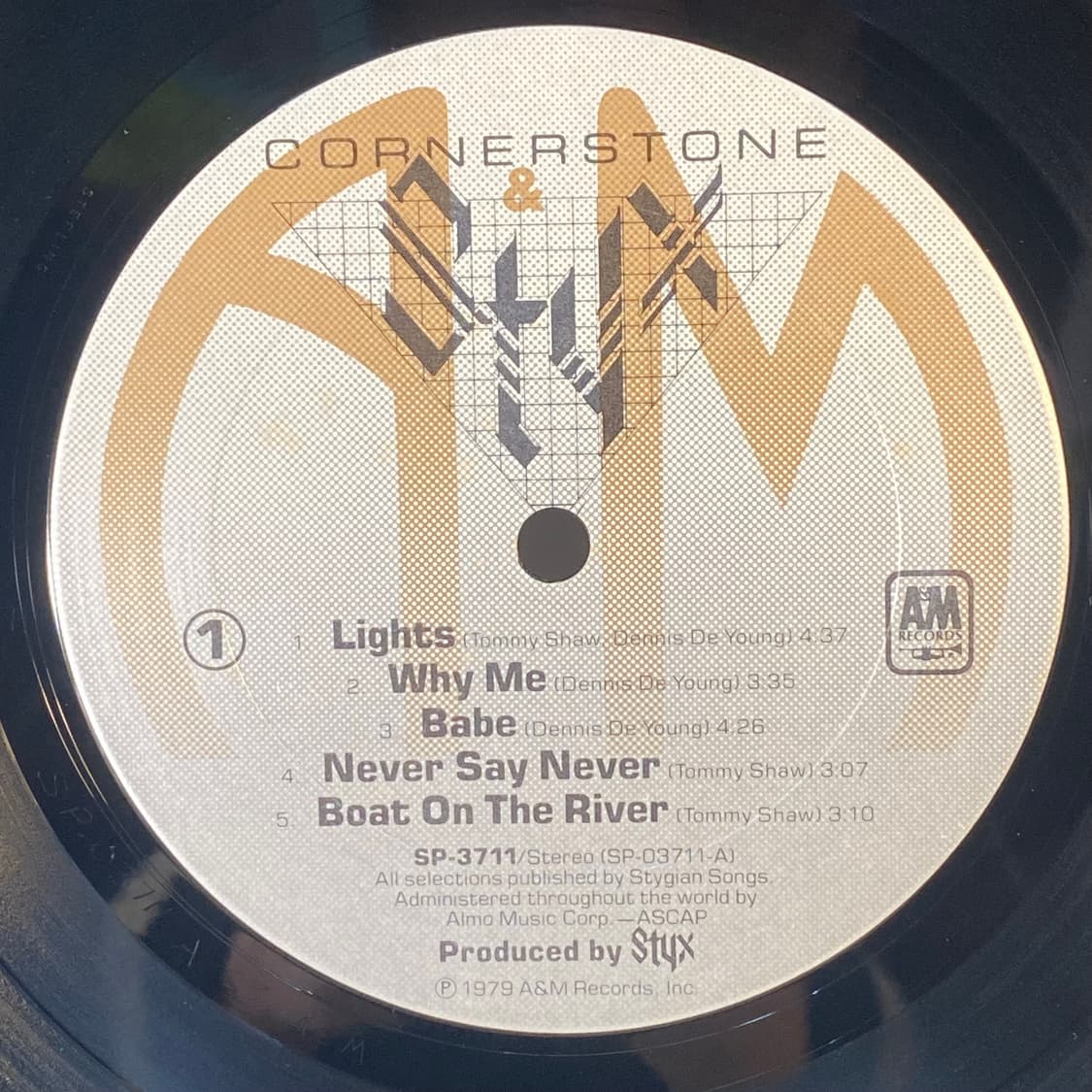 (중고LP-팝록) Styx -Cornerstone 상품이미지4