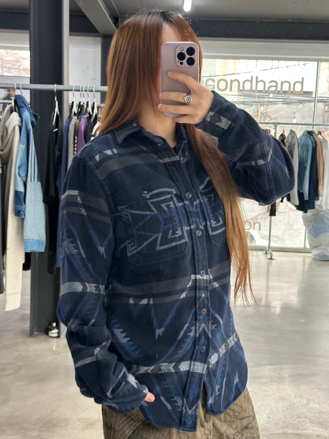 폴로랄프로렌 90s 네이티브 플란넬 셔츠  상품이미지2