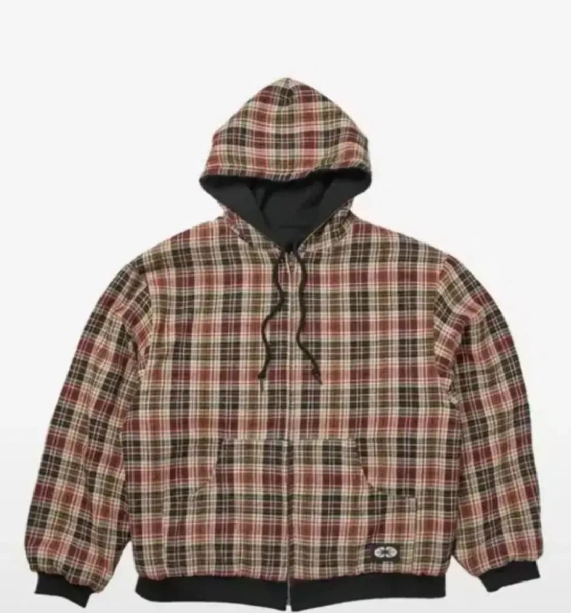 이알티알 리버시블 체크 후드집업 상품이미지1