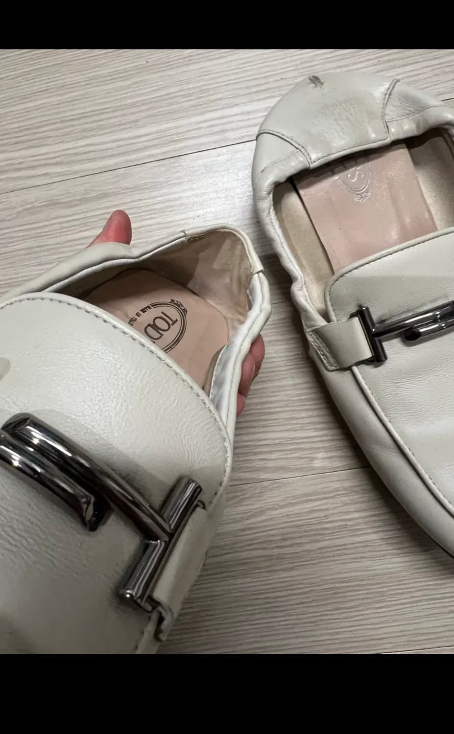 토즈 로퍼 아이보리 38 뮬 상품이미지2