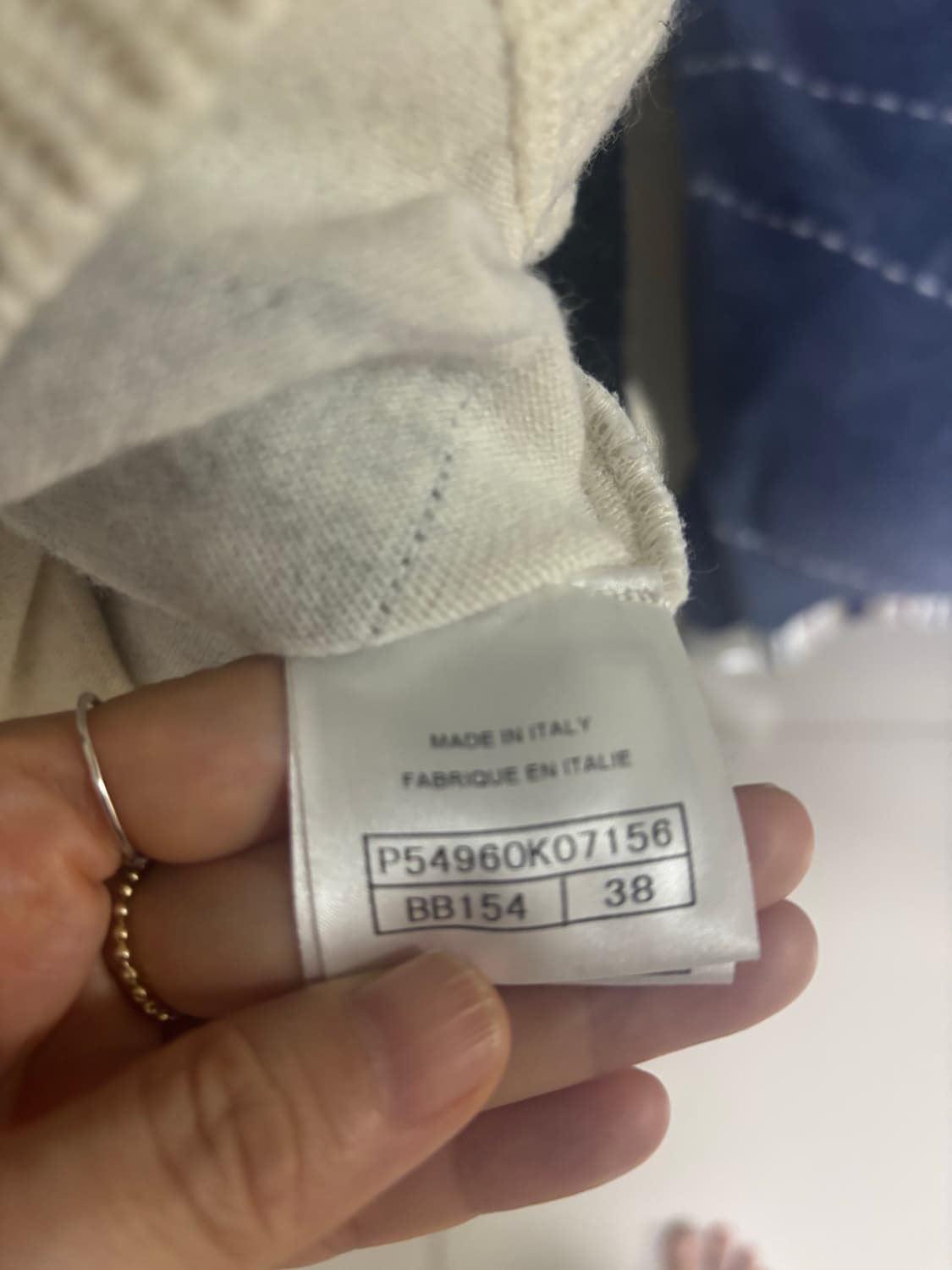 Chanel 샤넬로고 울니트스웨터 (S~M) 상품이미지2