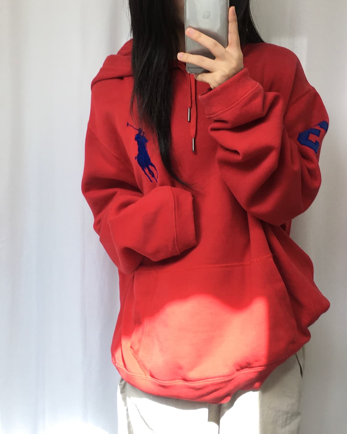Polo 폴로 빅포니 레드 후드 상품이미지2