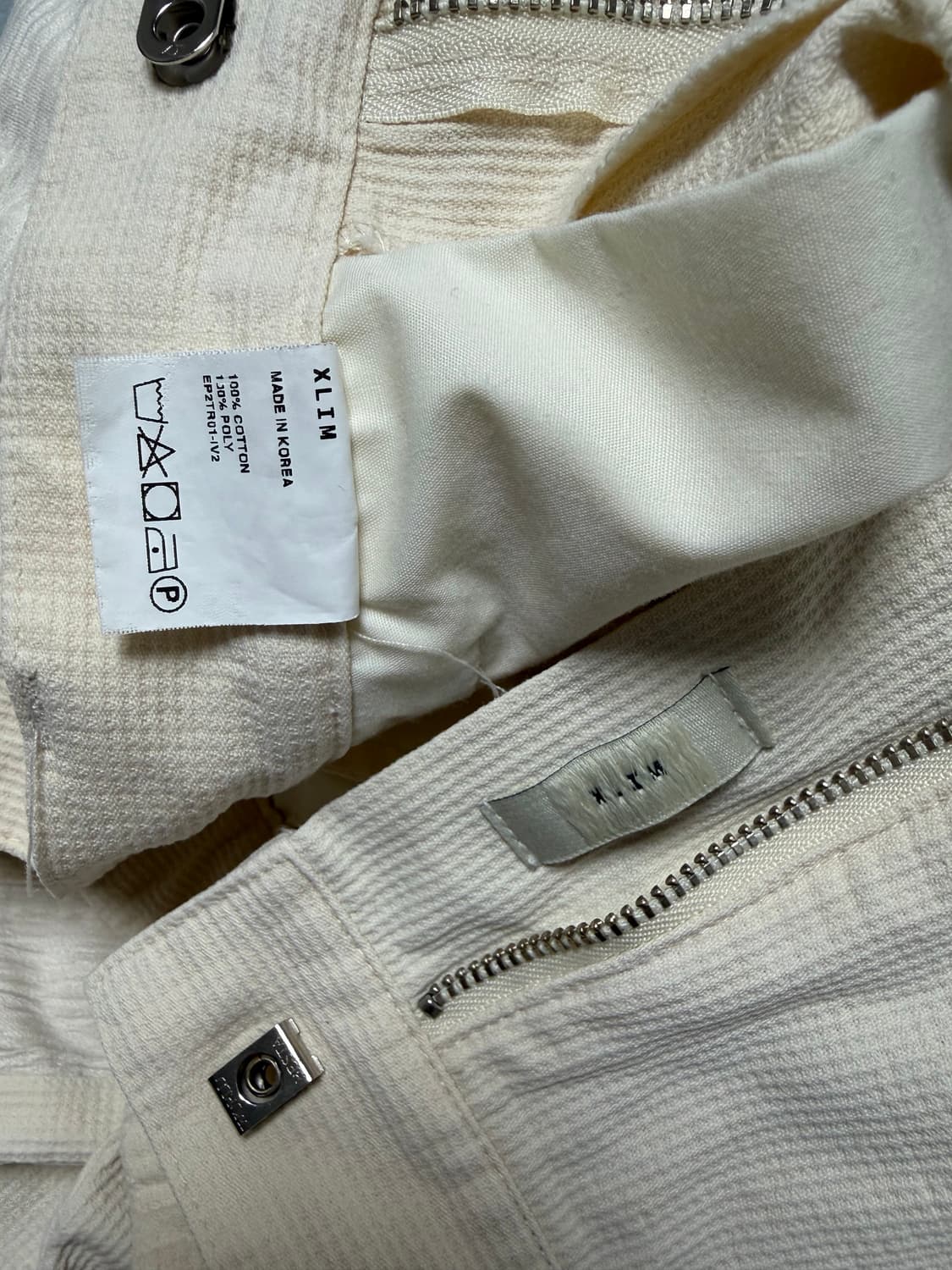 Xlim Ep.2 01 Trousers Ivory 상품이미지3