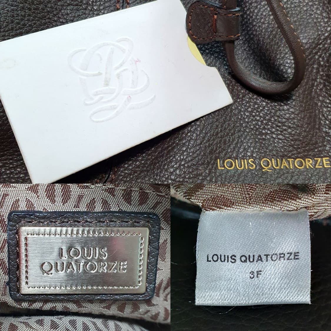 루이까또즈 가죽 복조리 숄더백 크로스백 중고 가방 은피아노 상품이미지3