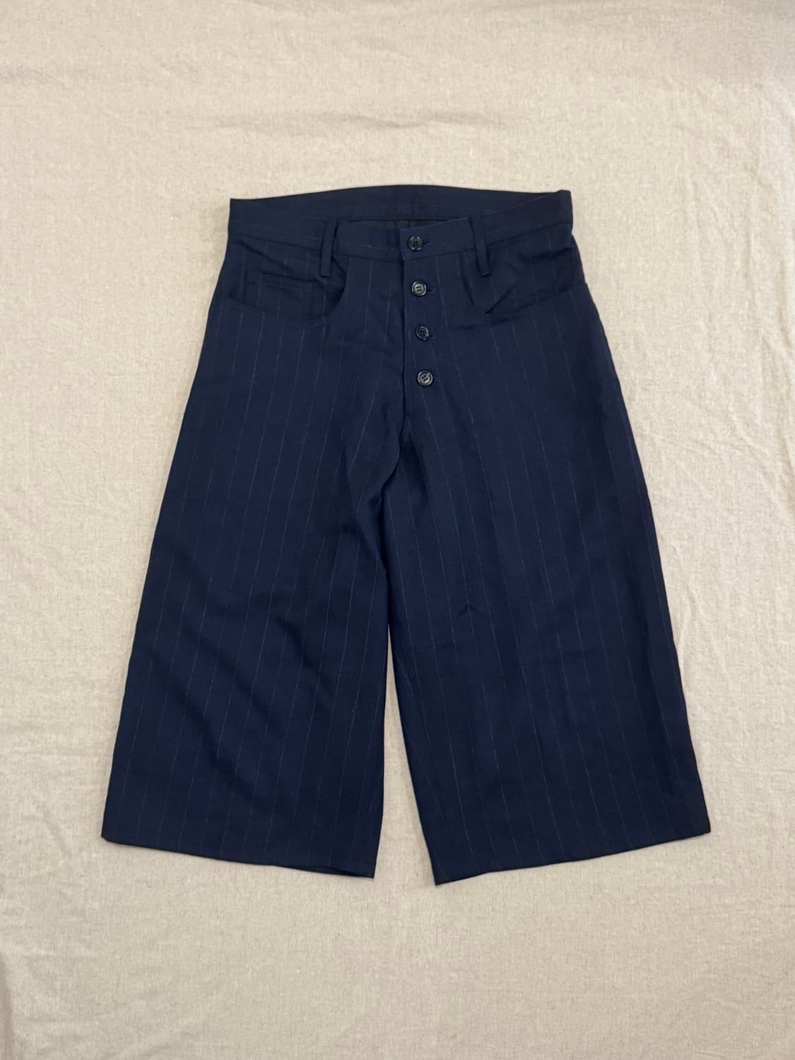 크리스토퍼 네메스 네이비 울 스트라이프 트라우저 상품이미지6