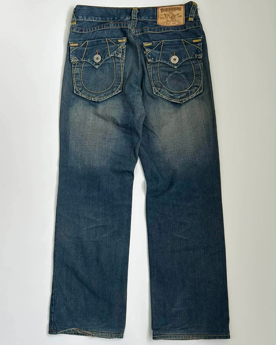 [32] 트루릴리젼 플랩 포켓 빈티지 데님 팬츠 상품이미지2
