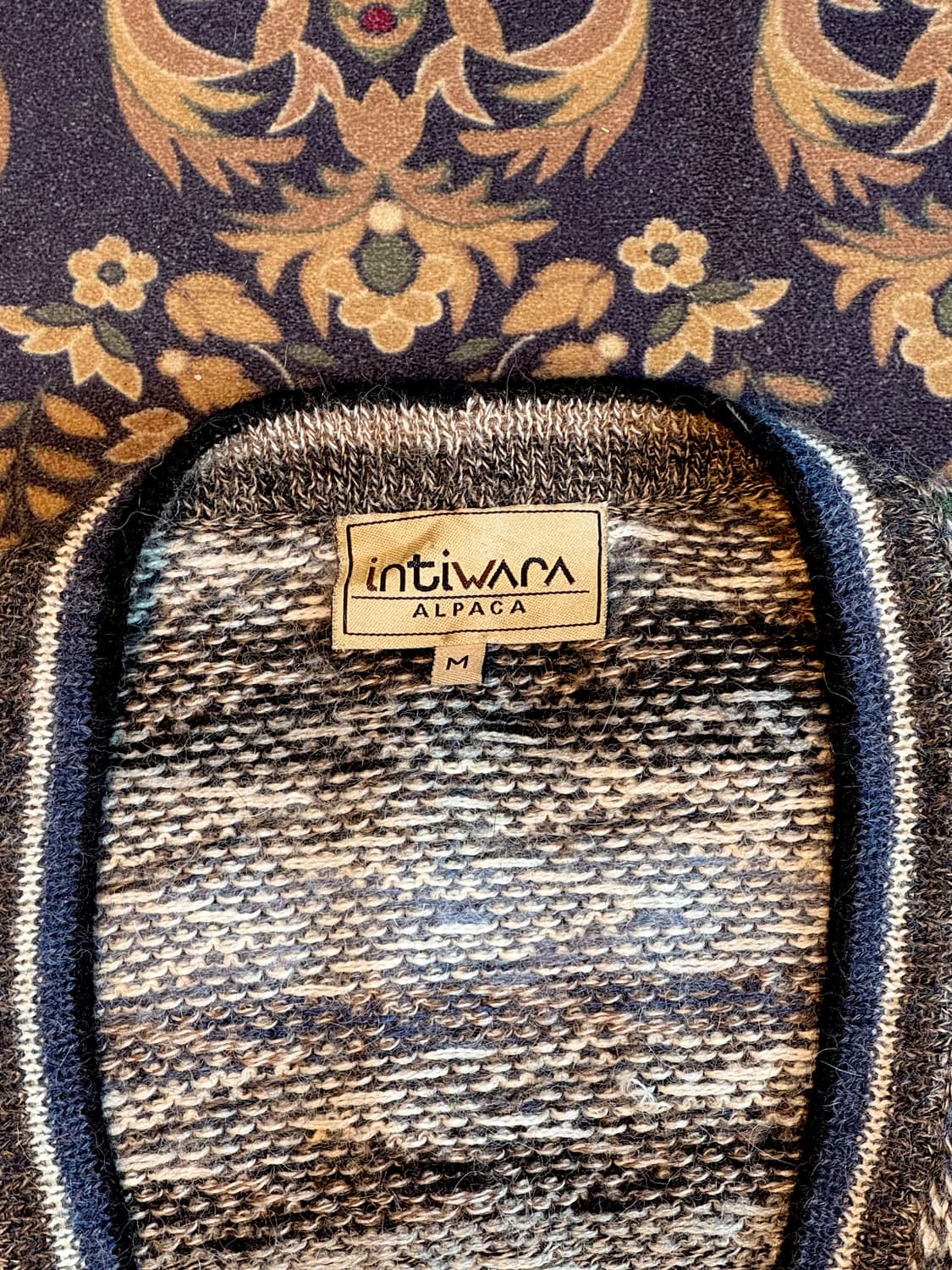 Interwara 알파카 지오메트릭 가디건 상품이미지2