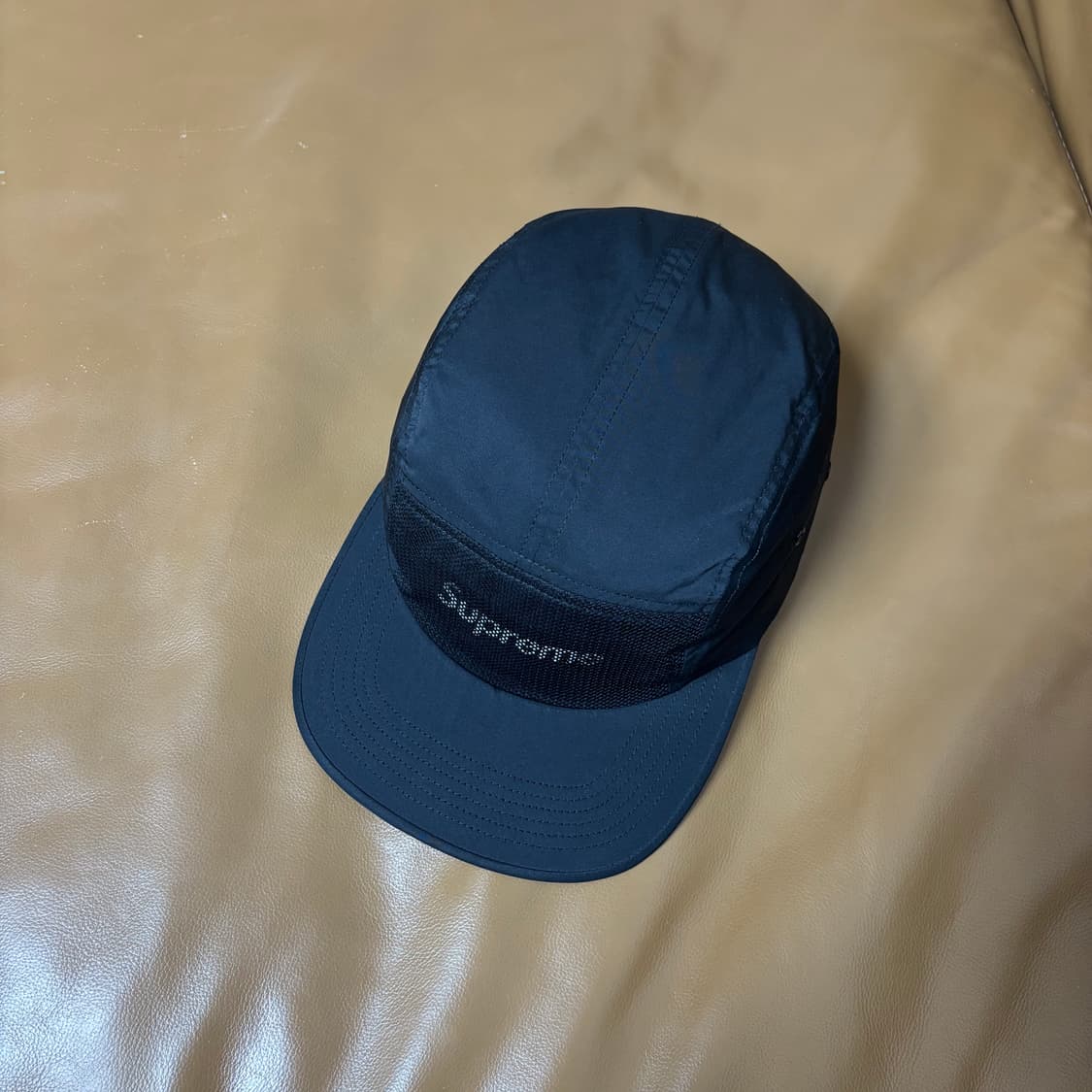 슈프림 캠프캡 모자 박스로고 프론트 메쉬 블랙 상품이미지5