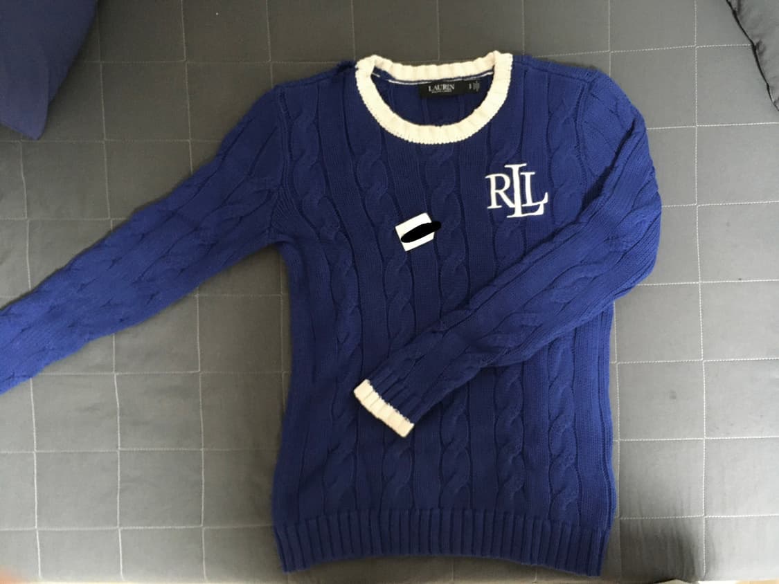 랄프 로렌 블루 니트  상품이미지1