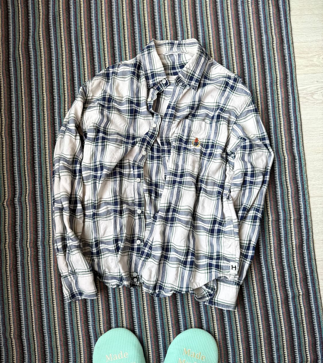 헤리티지플로스 체크 셔츠 상품이미지2