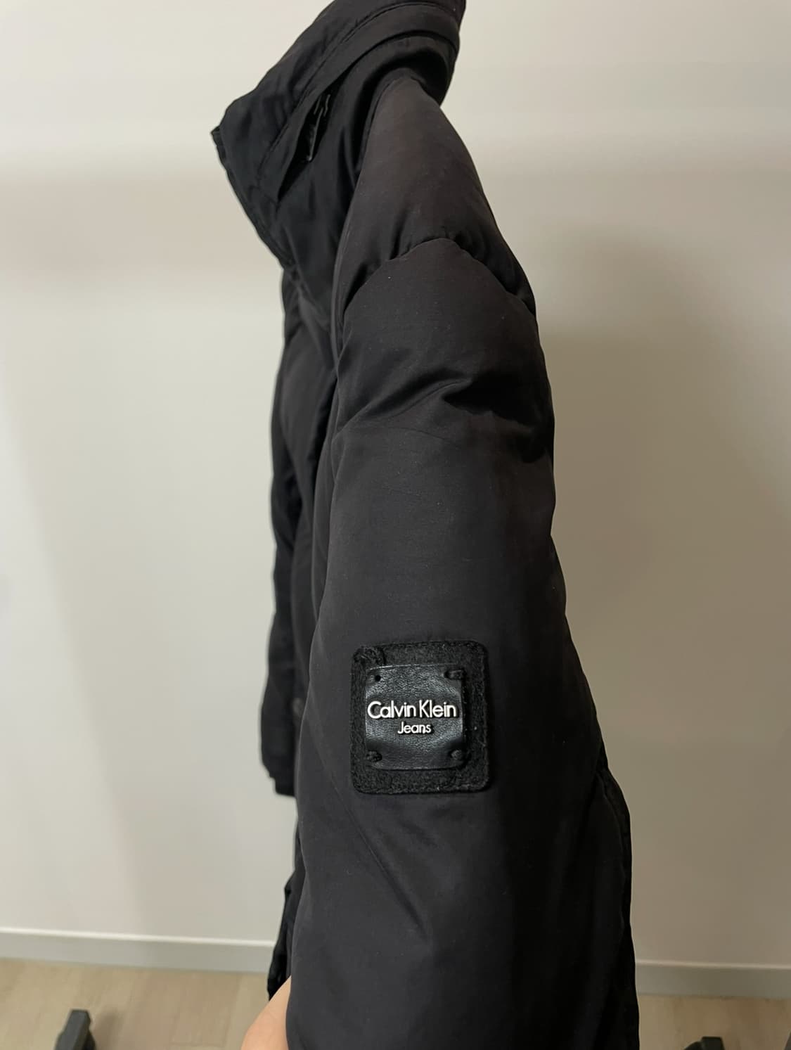 (M) ck 캘빈클라인 덕다운 더블 레이어드 히든 후드 패딩 자켓 상품이미지2