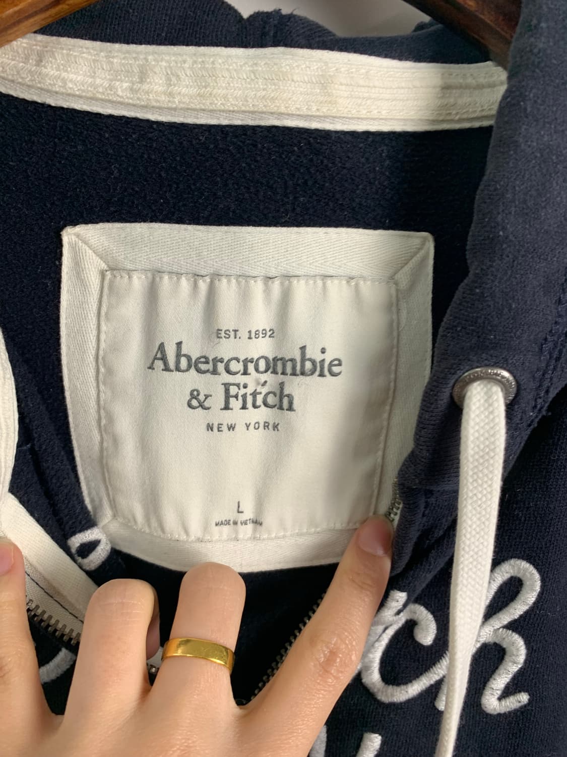 아베크롬비 y2k 와투케 블랙 후드집업  상품이미지6