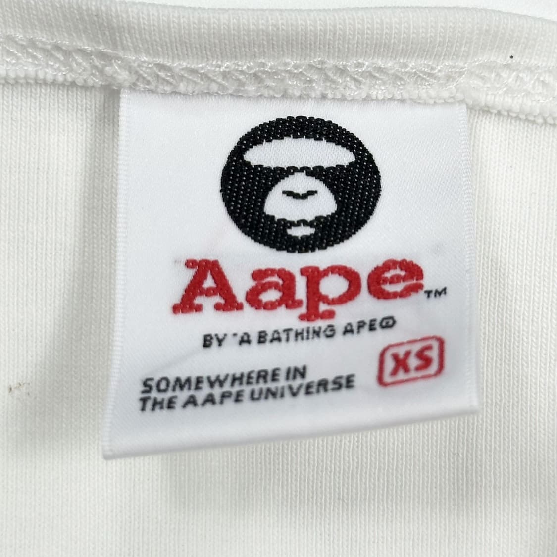 에이프 AAPE 프린팅 로고 화이트 나시 (XS 여성추천) 상품이미지7