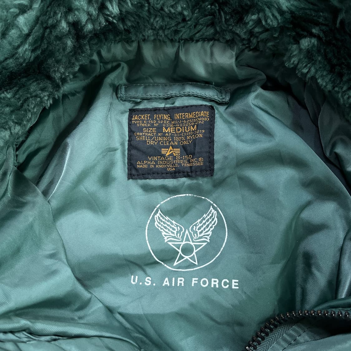 알파인더스트리 B-15D 항공점퍼(실측확인) 상품이미지6