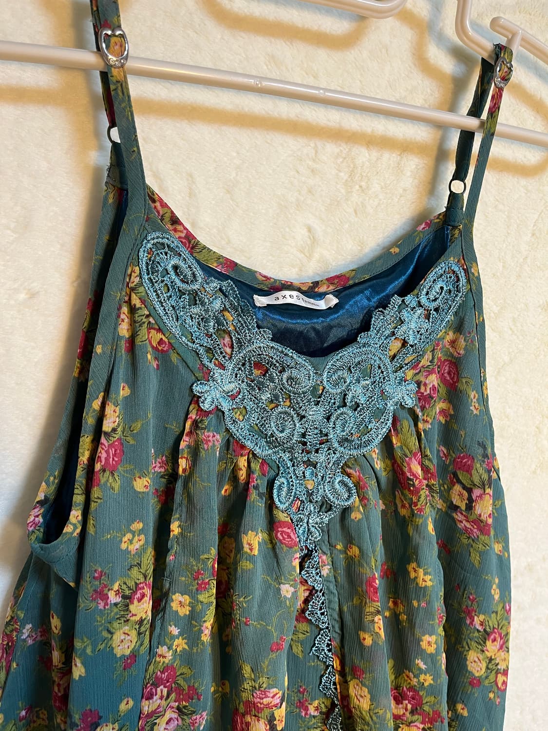 엑시즈팜 빈티지 쉬폰 벌룬핏 원피스 상품이미지3