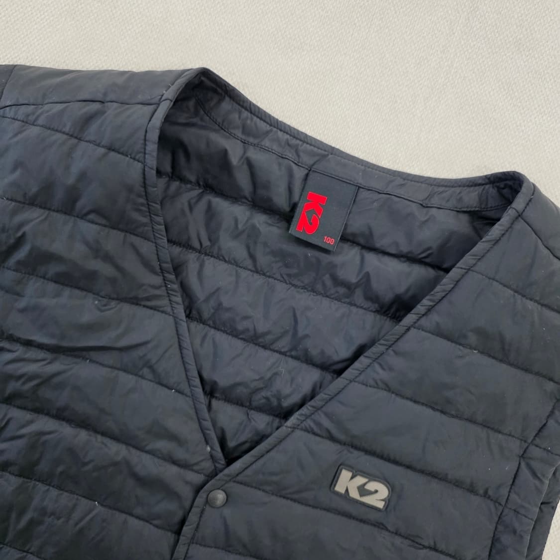[100] K2 구스 다운 패딩 조끼  0213J 상품이미지2