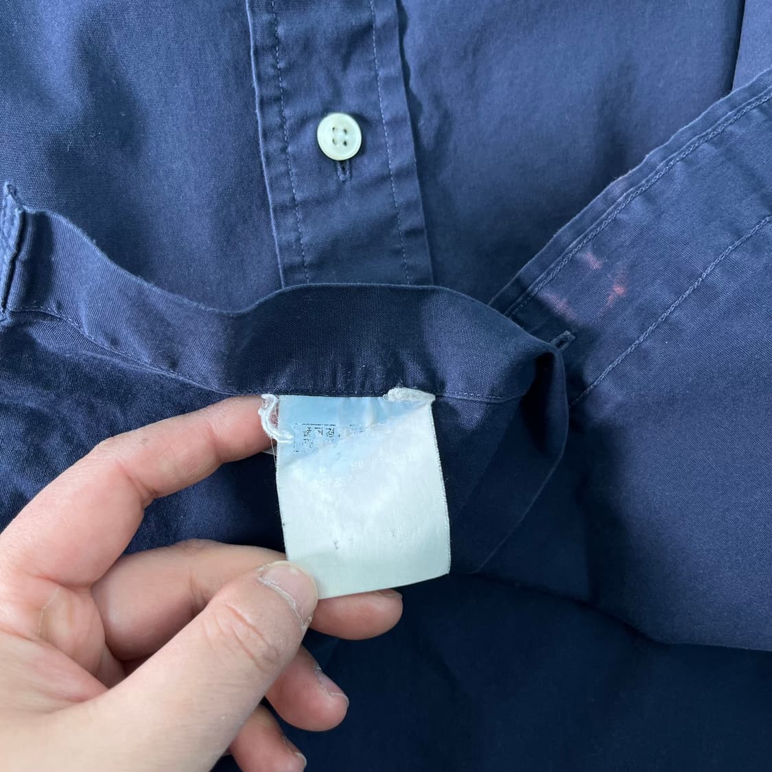 100 폴로랄프로렌 코튼 네이비 셔츠 상품이미지8