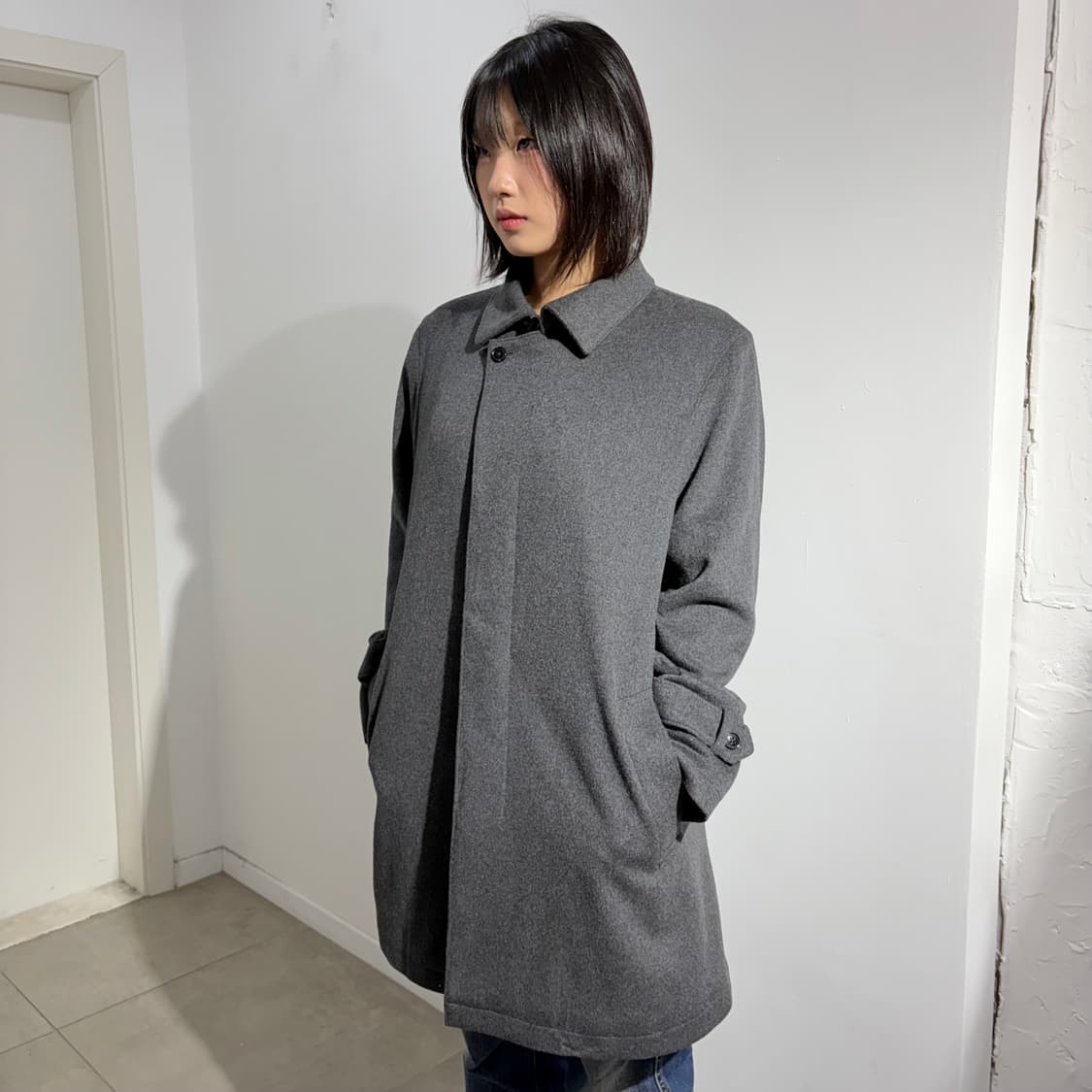 Hiroko Koshino homme 오버핏 코트 상품이미지1