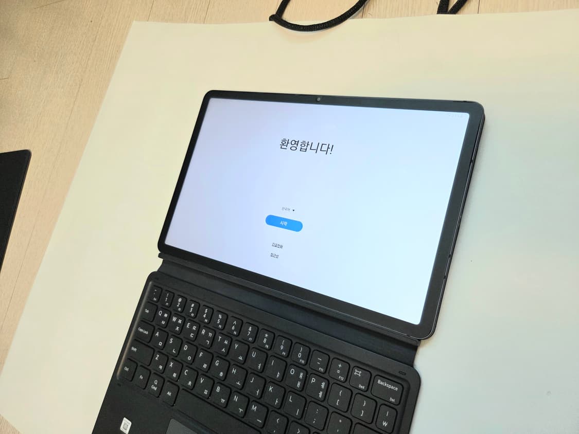 갤럭시탭 S7 Cellular LTE + wifi 128g 정품키보드 상품이미지2