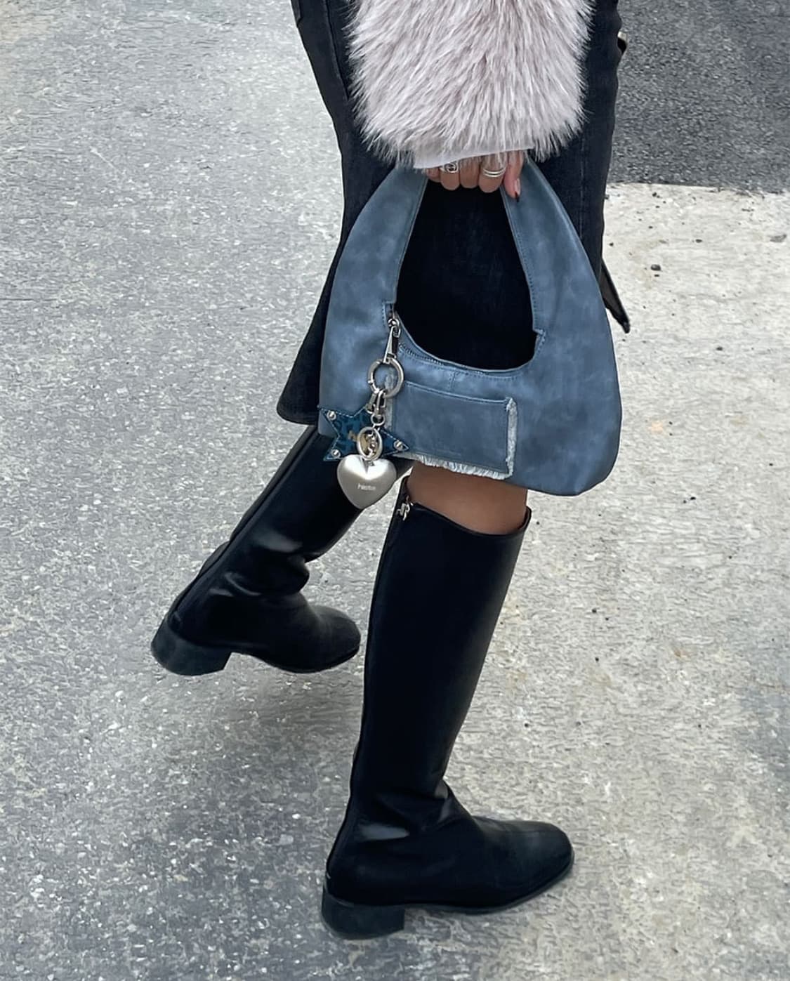 hieta 히에타 베이비 티나 미니백 블루 상품이미지2