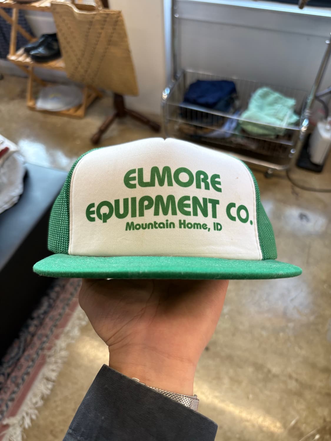 80s 아이다호주 농기계 홍보용 트러커캡 상품이미지1