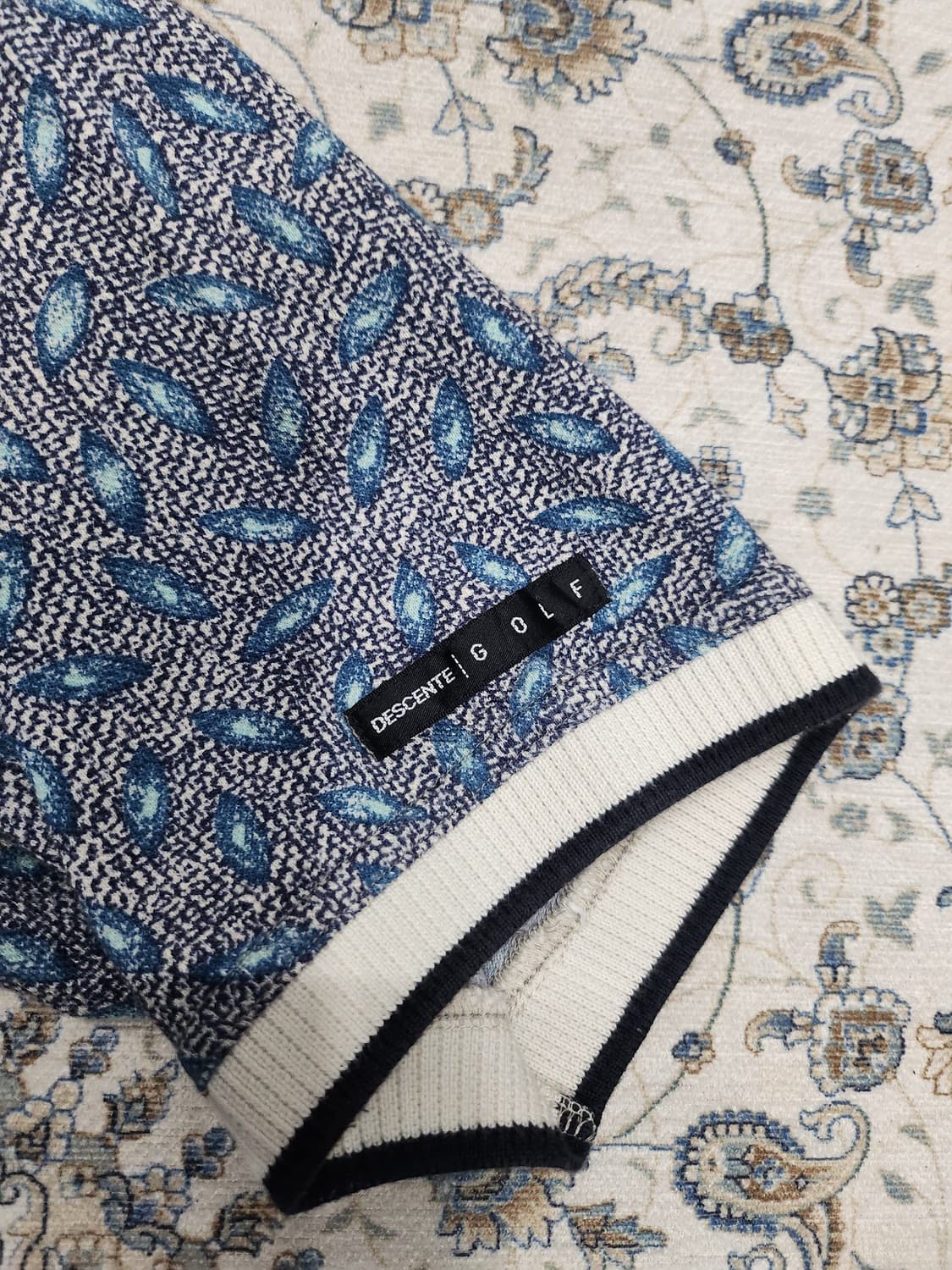 데상트 골프 패턴 PK티 M 상품이미지3