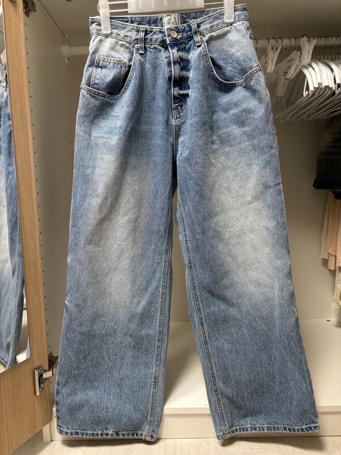 NOCONTENT 노컨텐츠 Denim pants S 데님팬츠 청 와이드 상품이미지1