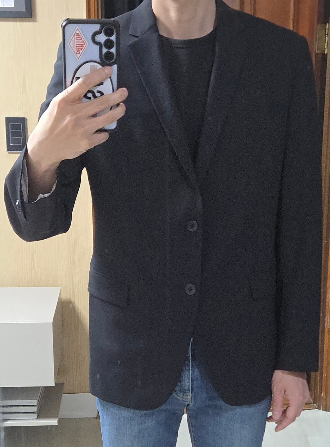 (착샷) 띠어리 슬림 수트 울 블레이저 자켓  상품이미지8