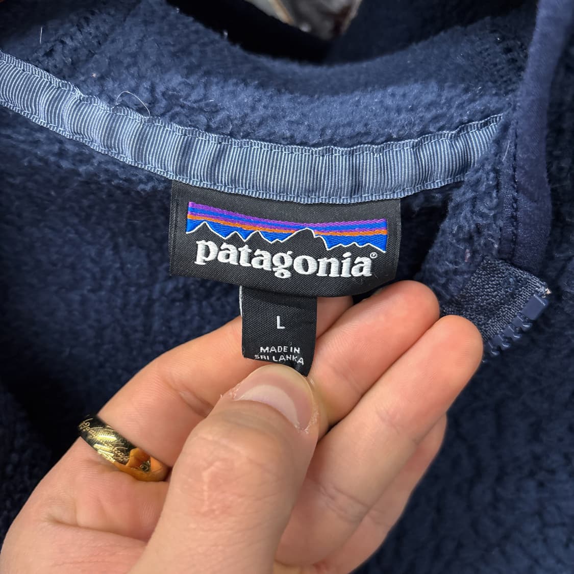 90s 파타고니아 클래식 레트로 파일 플리스 후드 집업 N360 상품이미지6