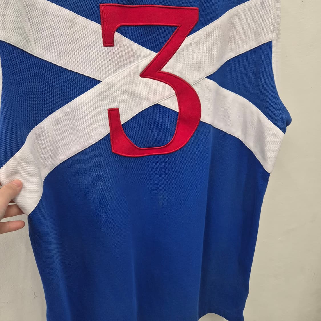 폴로 랄프로렌 치프키 블랙 워치 폴로팀 커스텀 핏 반팔 L 상품이미지5