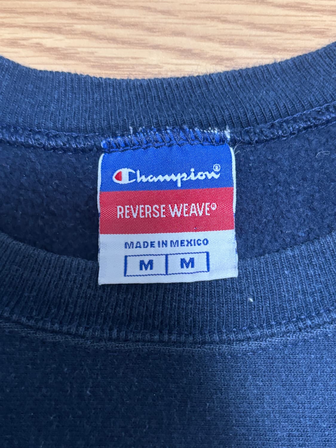 00's 챔피온 리버스위브 맨투맨 스웻셔츠 네이비 M 상품이미지2