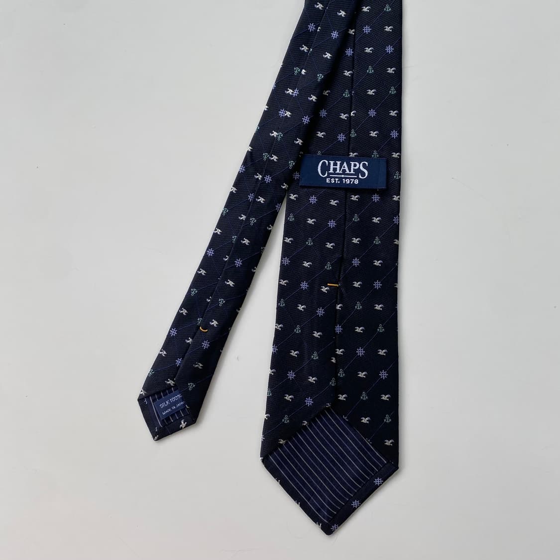 챕스 (CHAPS) 명품 정품 블랙넥타이 8.8cm 상품이미지3