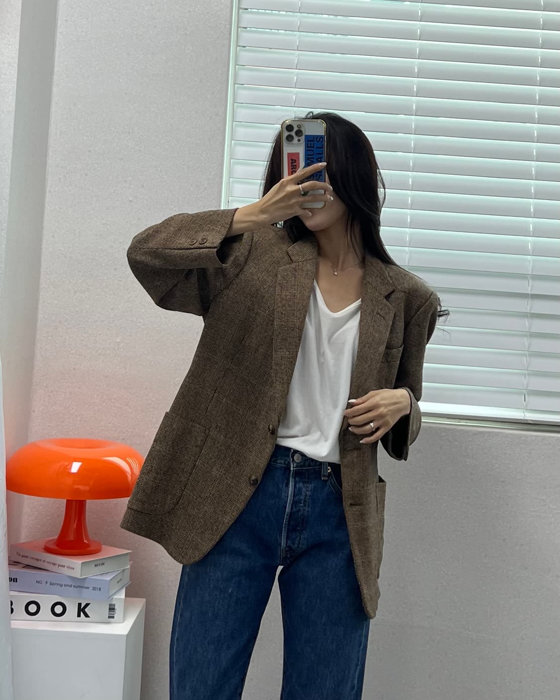 (L)빈티지 울 블레이져-M1405 상품이미지7