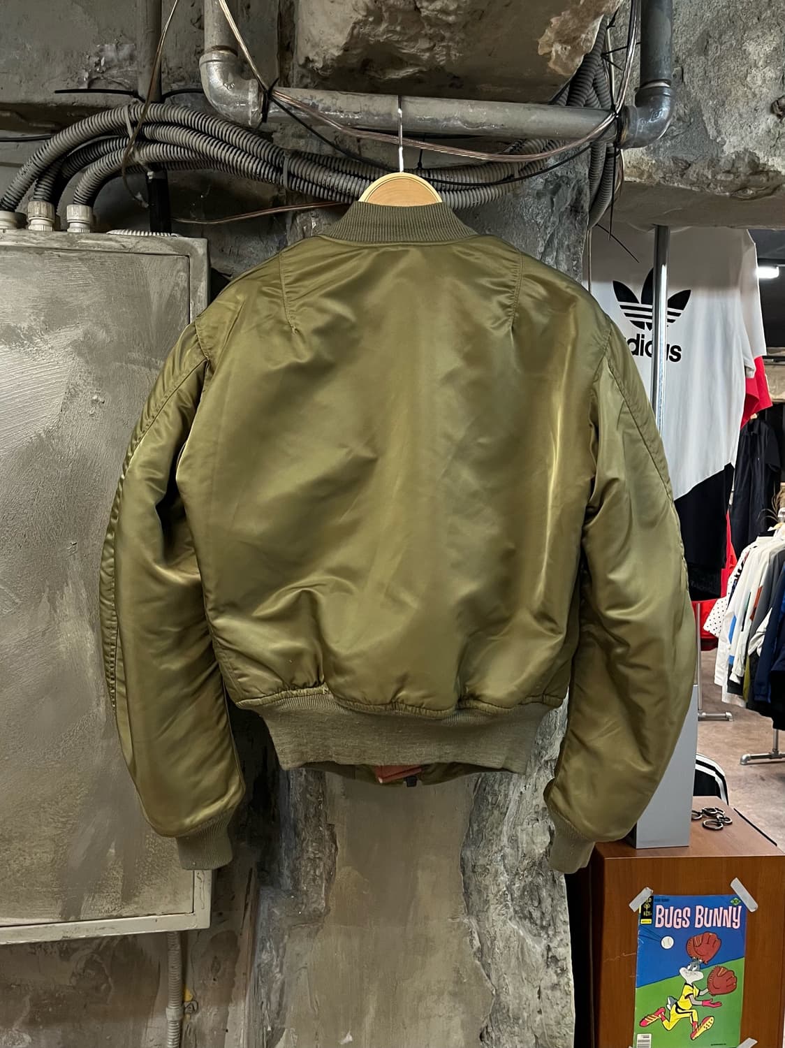 오리지날 90's usa MA1 울파일 항공자켓 S #csz1992 상품이미지2