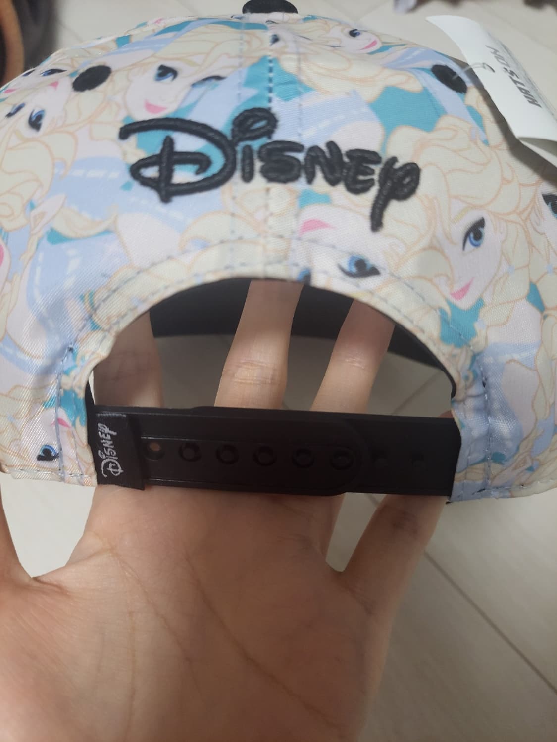 급처새상품!햇츠온X디즈니콜라보 한정판 겨울왕국엘사모자 스냅백 리즈리사st 상품이미지2