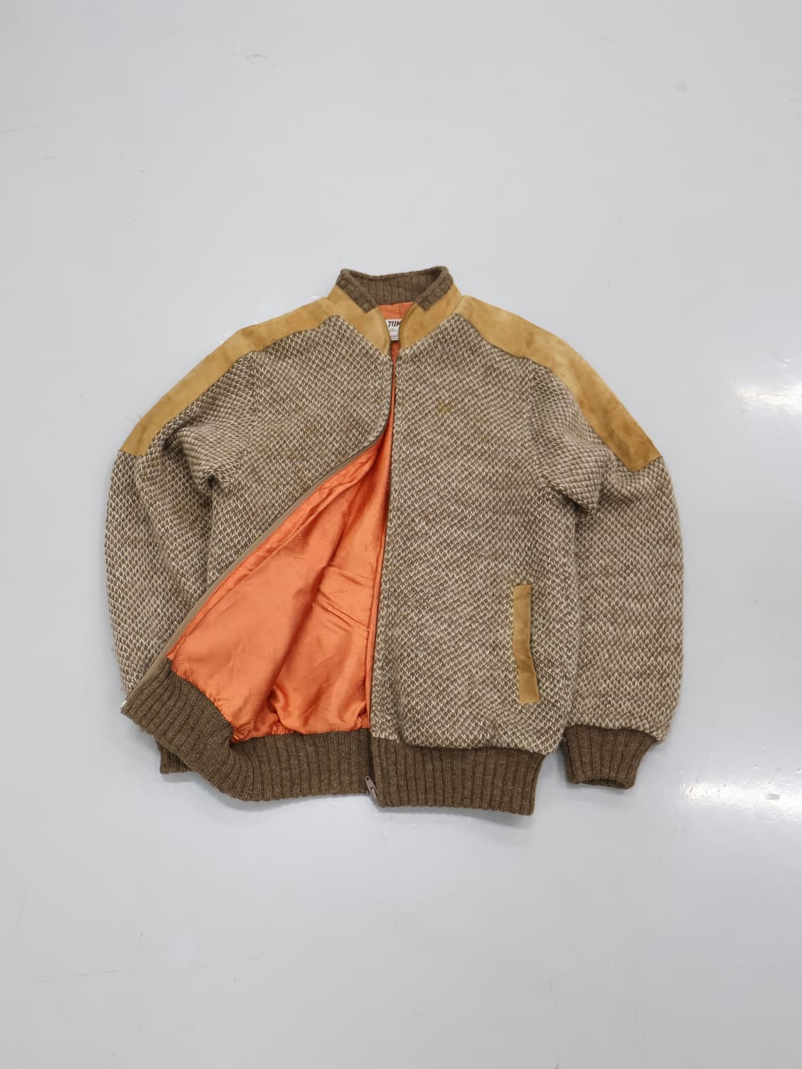 TUNDRA Wool Knit Flight Jacket 상품이미지2
